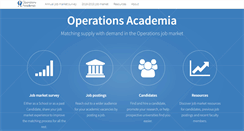 Desktop Screenshot of operationsacademia.org